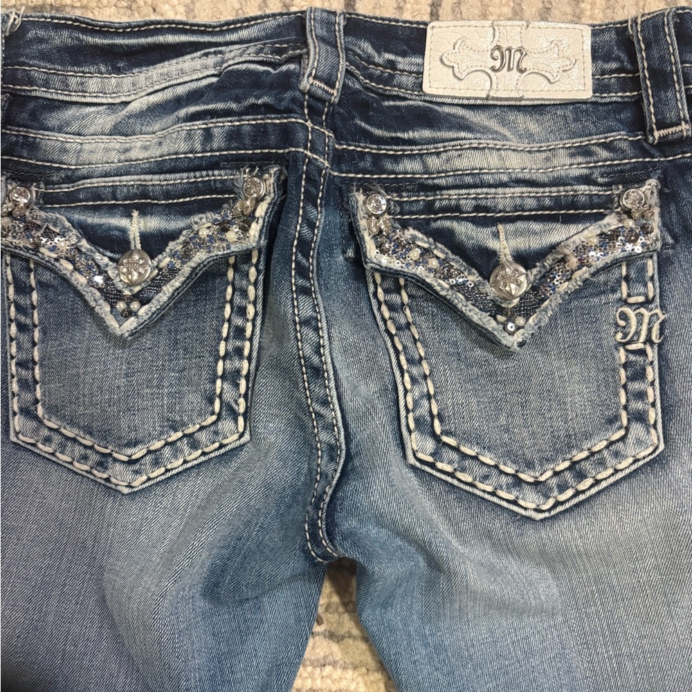 MISS ME Signature Skinny size 27 jeans. Like new - Picture 4 of 10